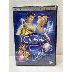 Cinderella: Platinum Edition (DVD, 2005, 2-Disc Set) Walt Disney Movie - NEW